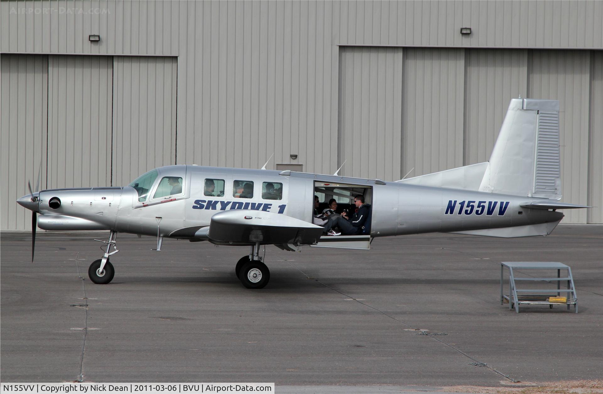 N155VV, 2009 Pacific Aerospace 750XL C/N 155, KBVU