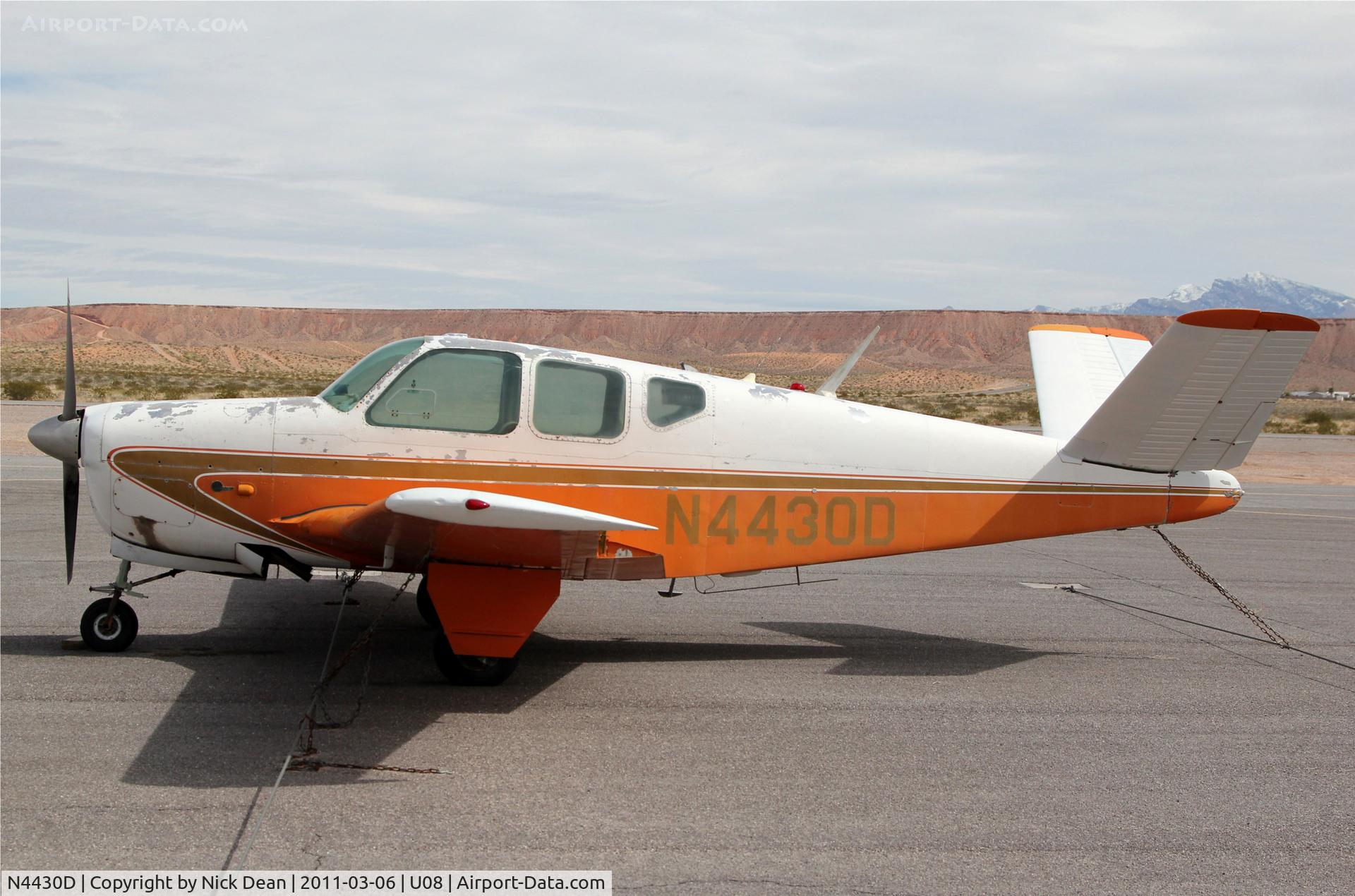 N4430D, 1956 Beech G35 Bonanza C/N D-4525, U08