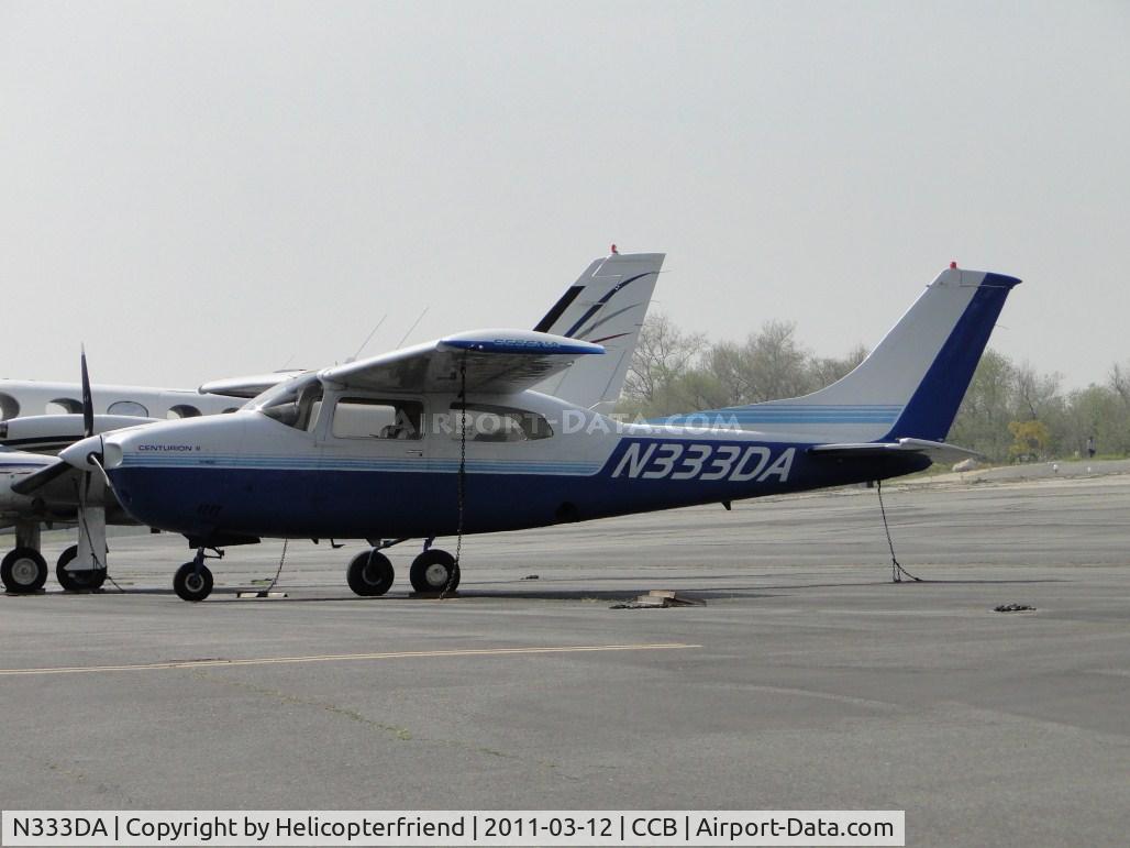 N333DA, 1976 Cessna T210L Turbo Centurion C/N 21061289, Parked in transient parking