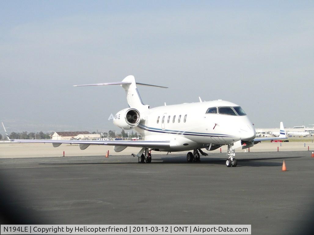 N194LE, 2008 Bombardier Challenger 300 (BD-100-1A10) C/N 20194, Parked on the southside