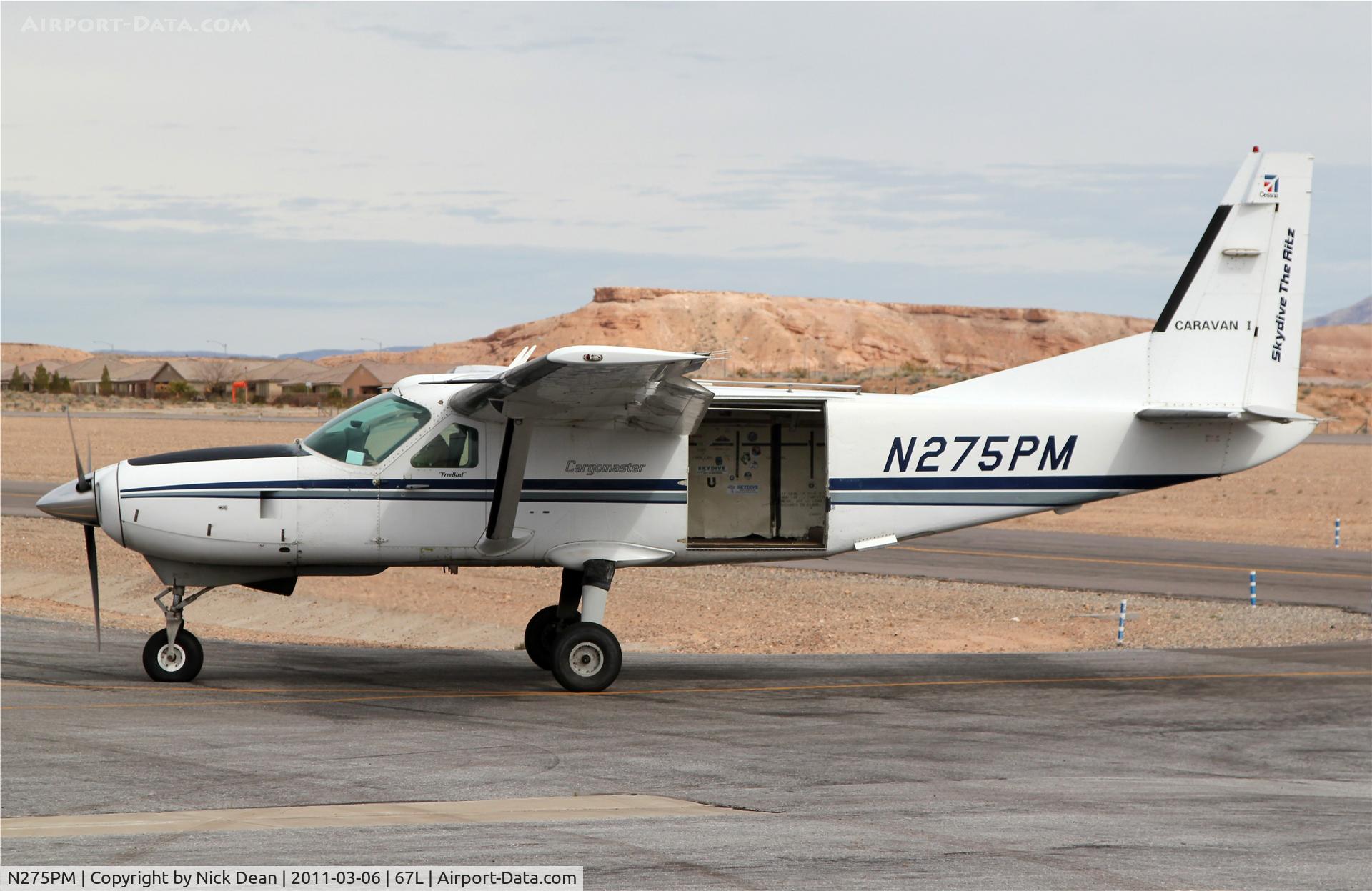 N275PM, 1987 Cessna 208A Cargomaster C/N 208-00119, 67L