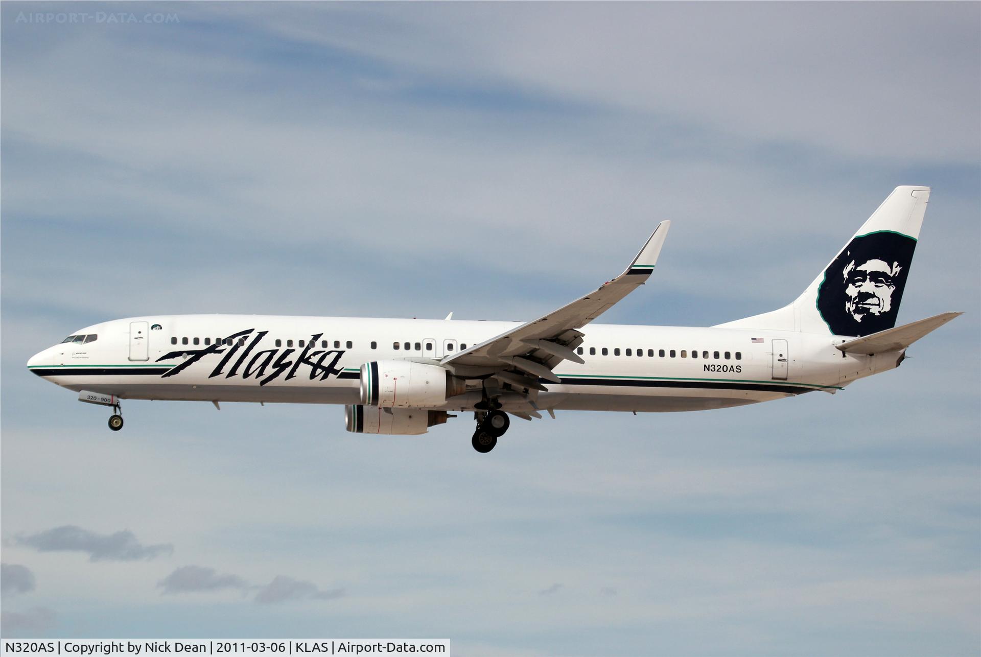 N320AS, 2003 Boeing 737-990 C/N 33680, KLAS