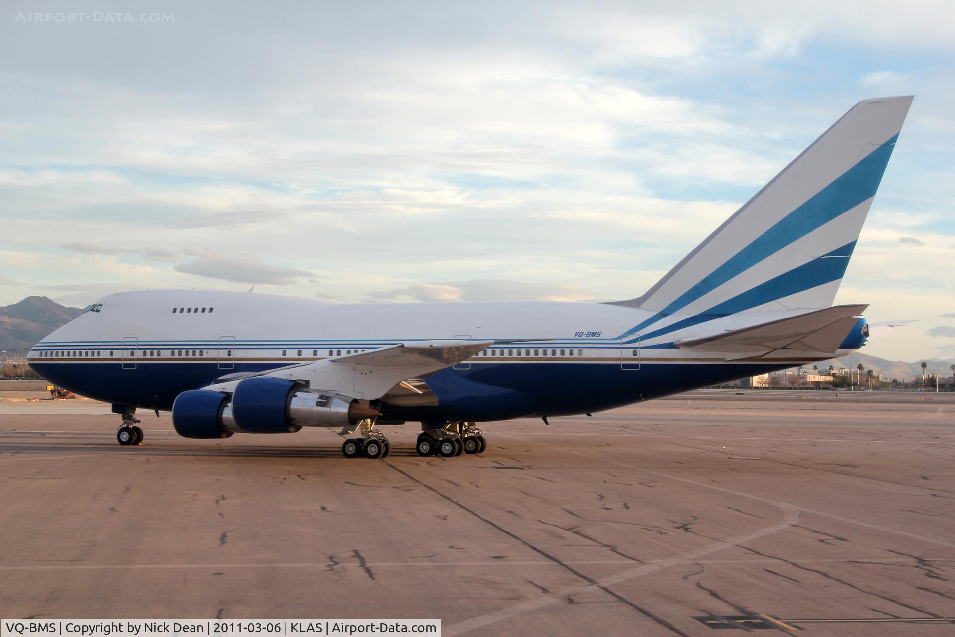 VQ-BMS, 1979 Boeing 747SP-21 C/N 21649, KLAS