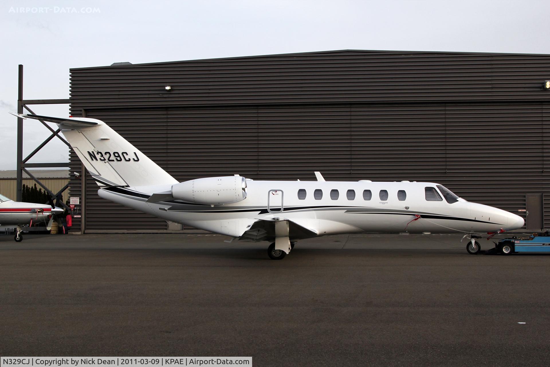 N329CJ, 2007 Cessna 525B CitationJet CJ3 C/N 525B0130, KPAE