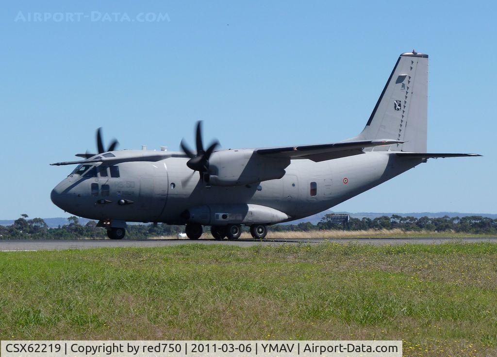 CSX62219, Alenia C-27J Spartan C/N 4119, Spartan commencing take-off run for display at Avalon Air Show 2011