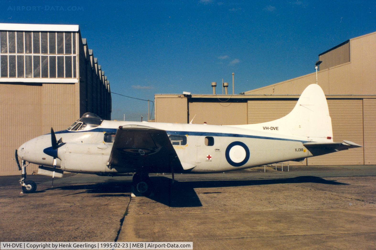 VH-DVE, 1952 De Havilland DH-104 Sea Heron C.20 C/N 04420, Rudge Air  , ex Royal Navy  XJ319 nr 18