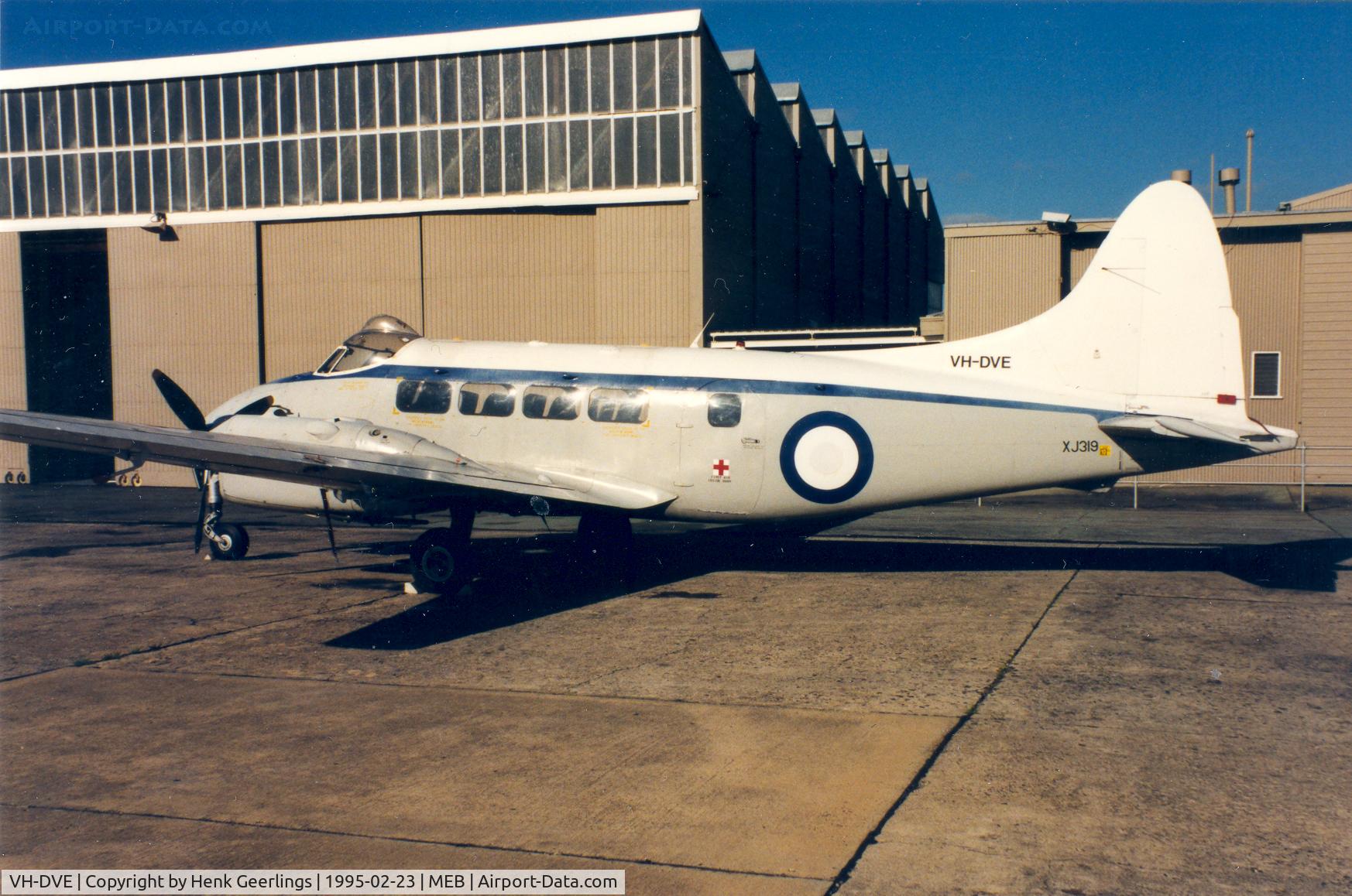 VH-DVE, 1952 De Havilland DH-104 Sea Heron C.20 C/N 04420, ex Royal Navy  XJ319 nr 18
