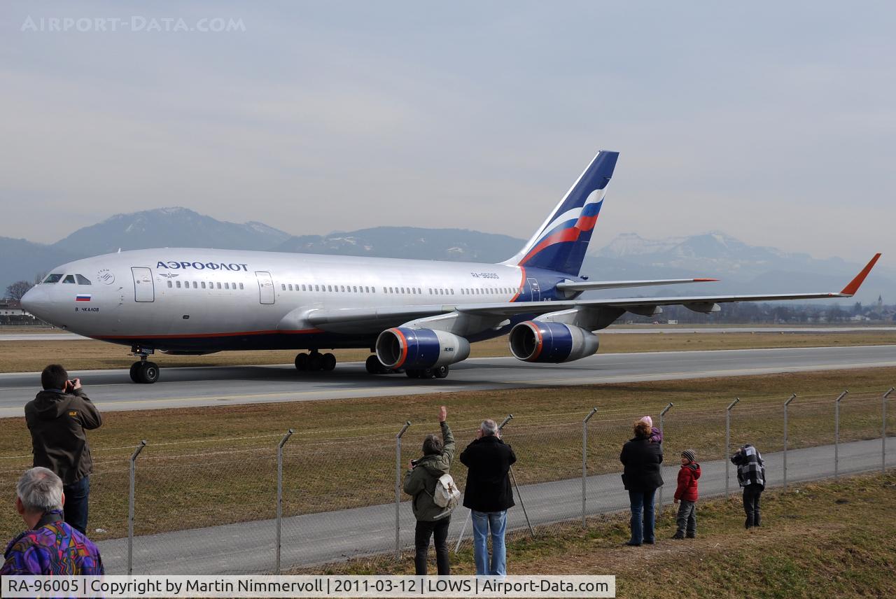 RA-96005, 1991 Ilyushin Il-96-300 C/N 74393201002, Aeroflot