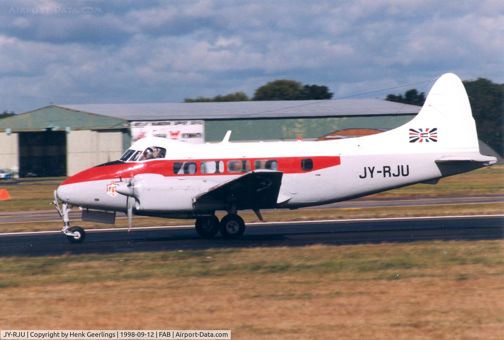 JY-RJU, De Havilland DH-104 Dove 7 C/N 04540, RJHF-Royal Jordanian Historical Flight