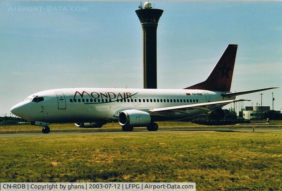 CN-RDB, 1987 Boeing 737-329 C/N 23771, Mondair