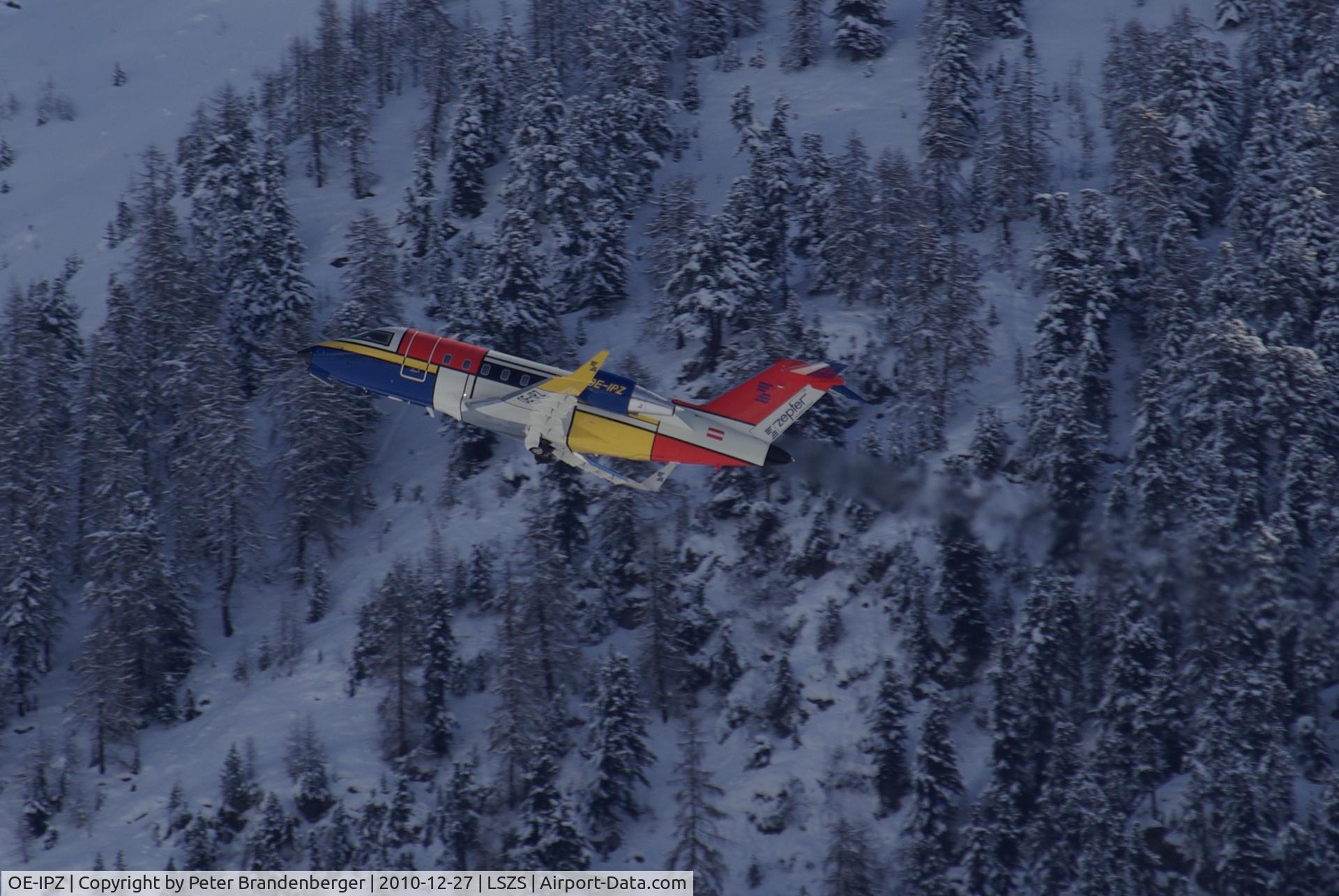 OE-IPZ, 2009 Bombardier Challenger 605 (CL-600-2B16) C/N 5808, Start in Samedan-St.Moritz Airport