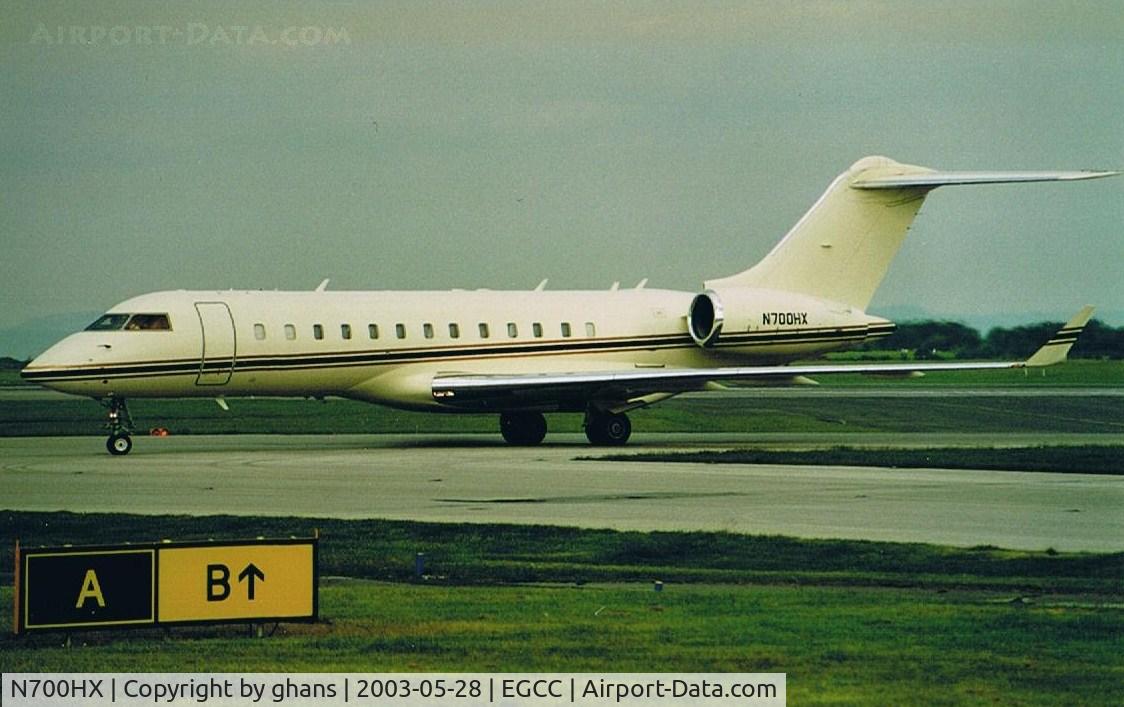 N700HX, 1999 Bombardier BD-700-1A10 Global Express C/N 9005, Championsleage Finals at Manchester