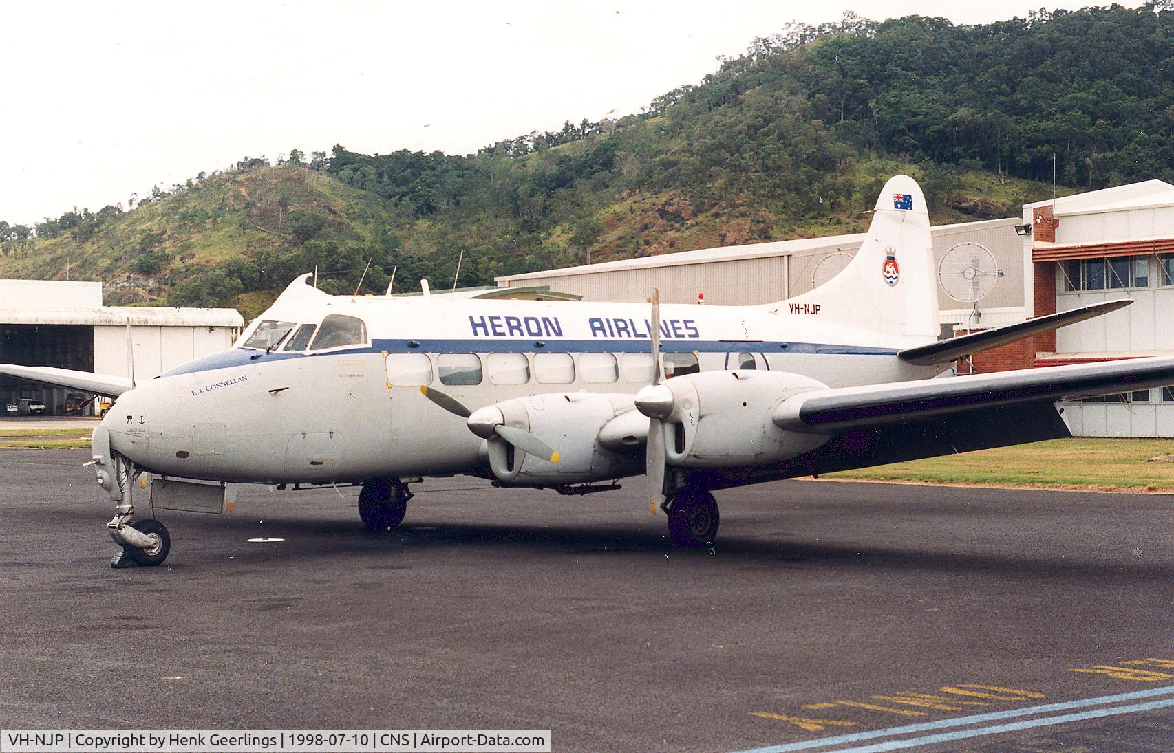 VH-NJP, 1955 De Havilland DH114 Heron C/N 14072, Heron Airlines