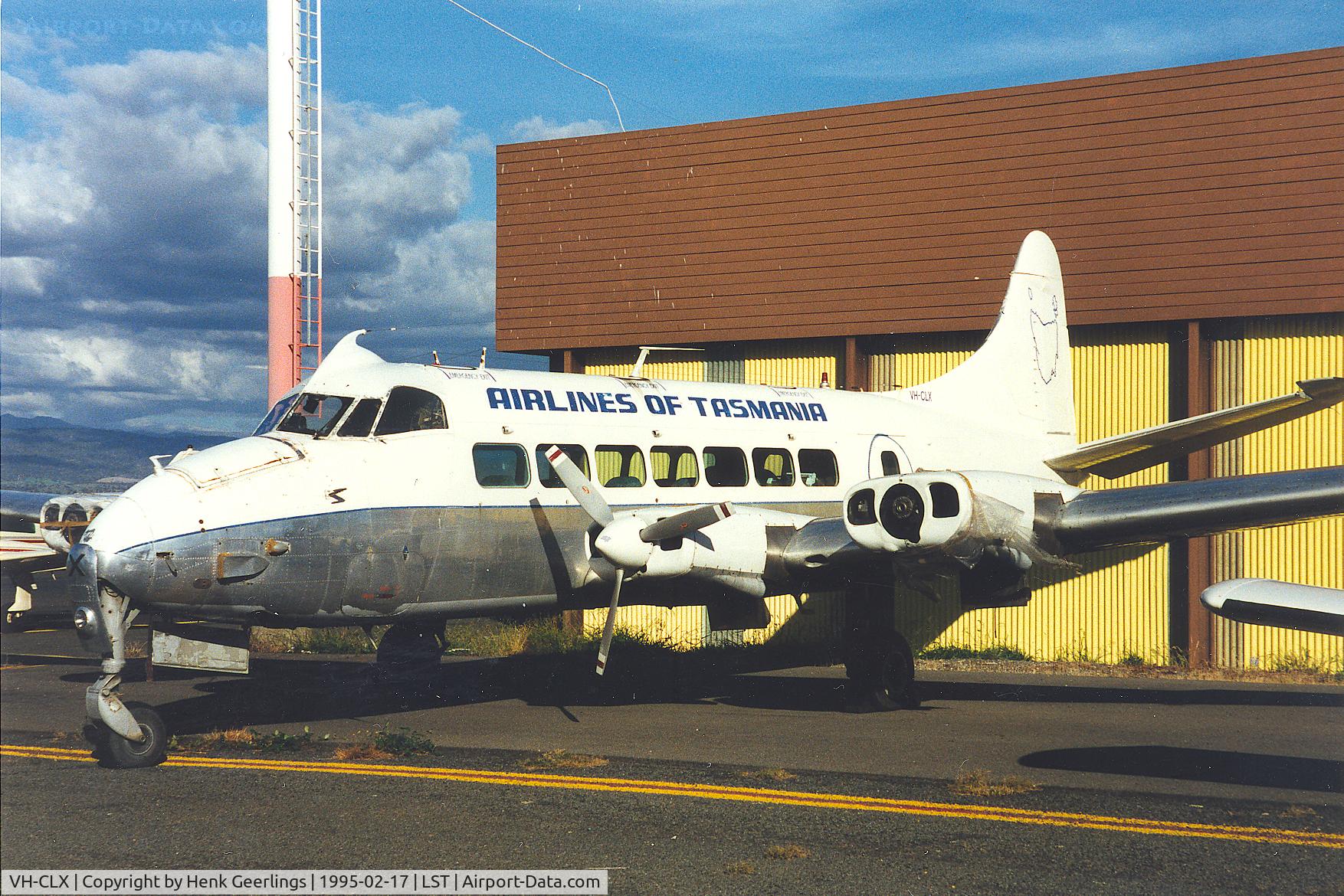 VH-CLX, De Havilland 114 Riley Heron C/N 14098, Airlines of Tasmania