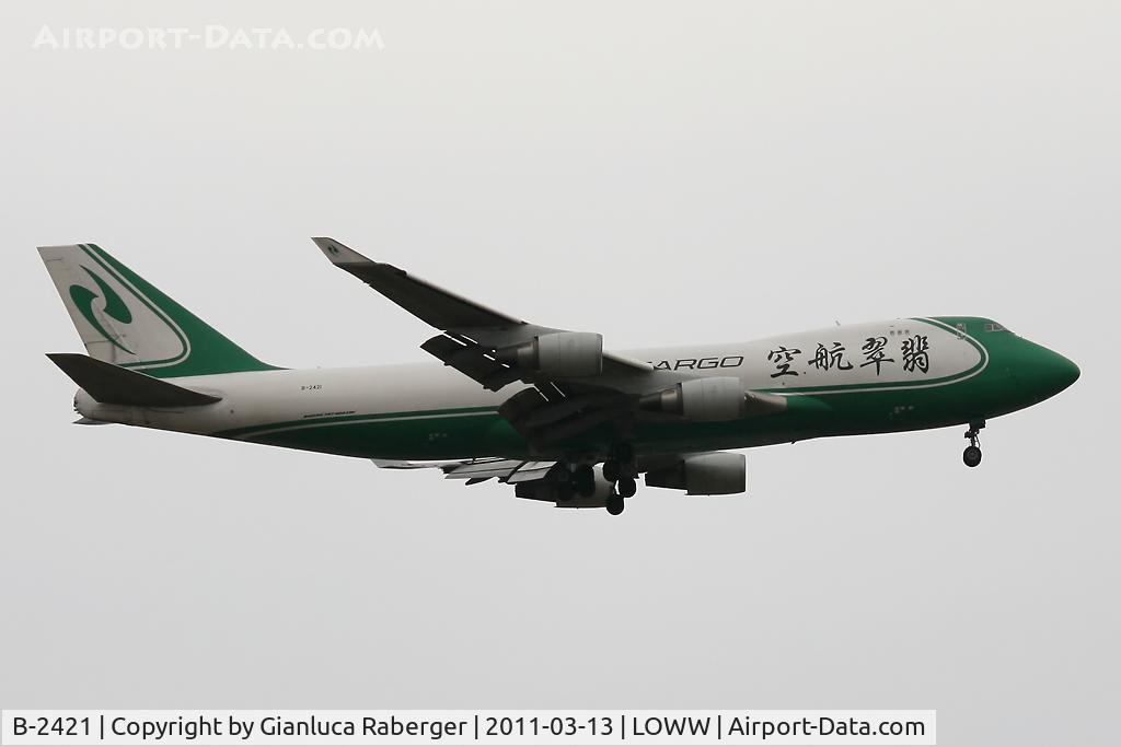 B-2421, 2007 Boeing 747-4EVF/ER/SCD C/N 35169, Jade Cargo @ VIE