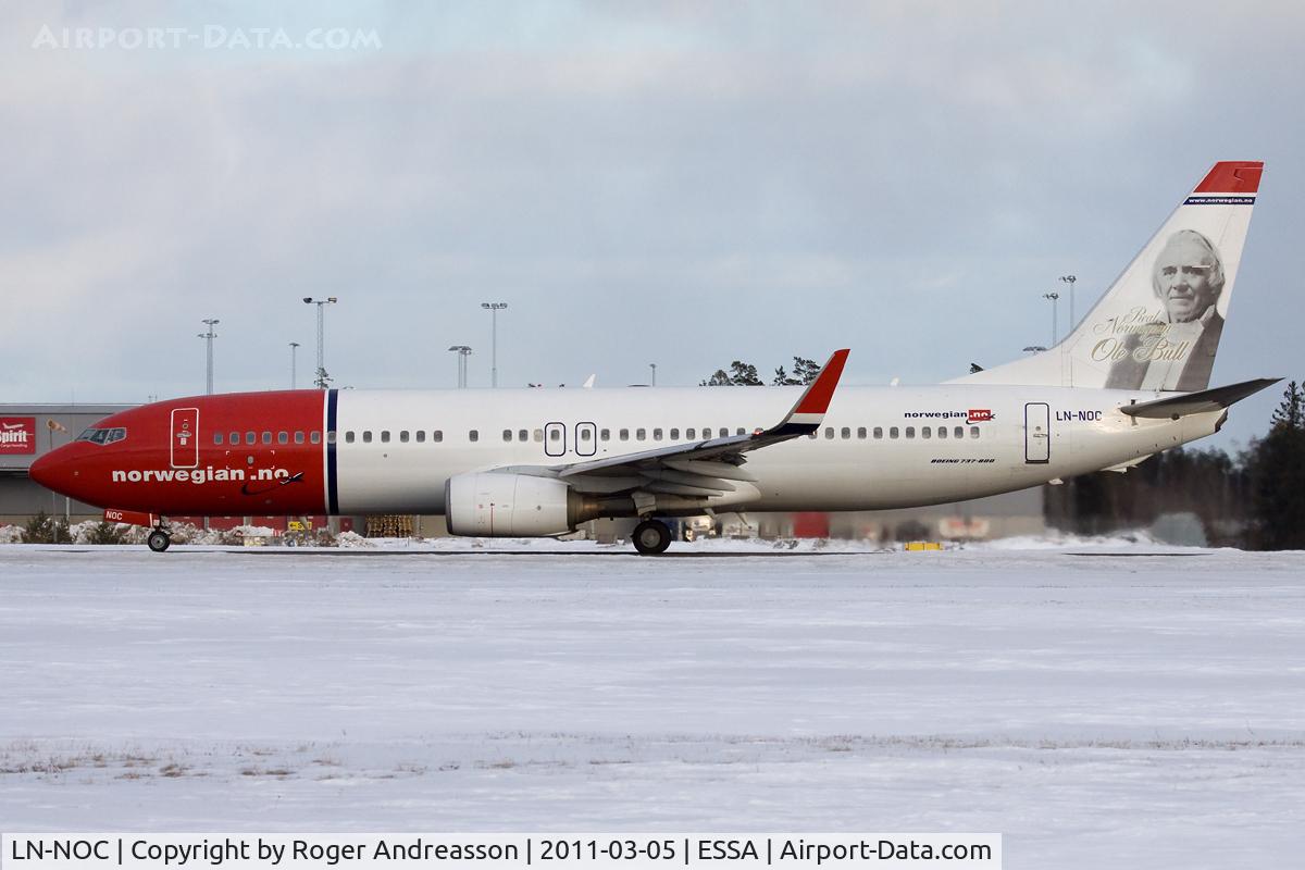 LN-NOC, 2001 Boeing 737-81Q C/N 30785, DY4323 ARN-NCE