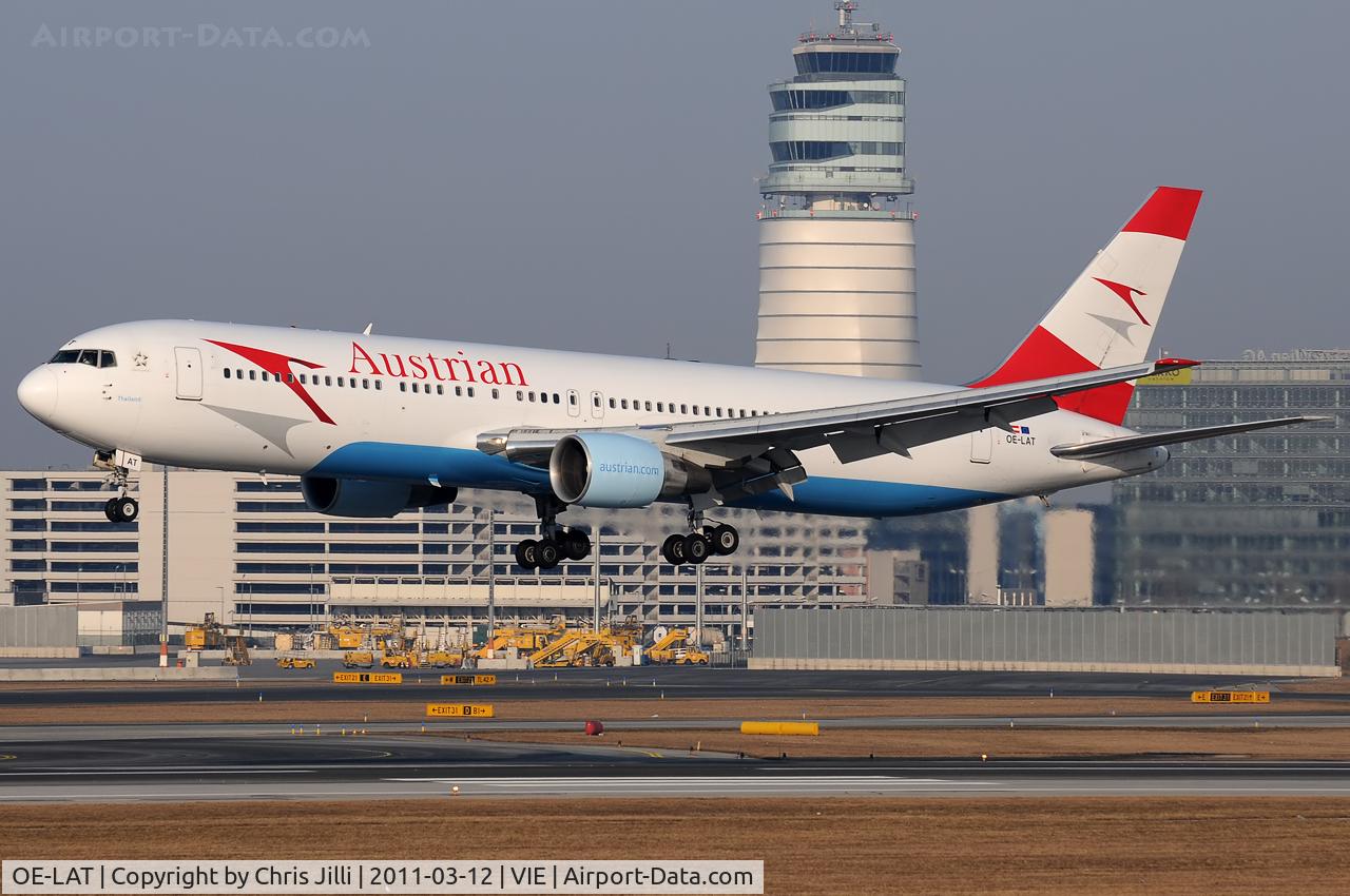 OE-LAT, 1991 Boeing 767-31A C/N 25273, Austrian Airlines