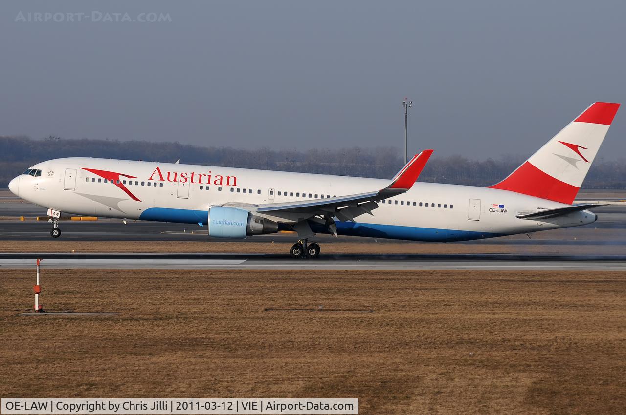 OE-LAW, 1992 Boeing 767-3Z9/ER C/N 26417, Austrian Airlines
