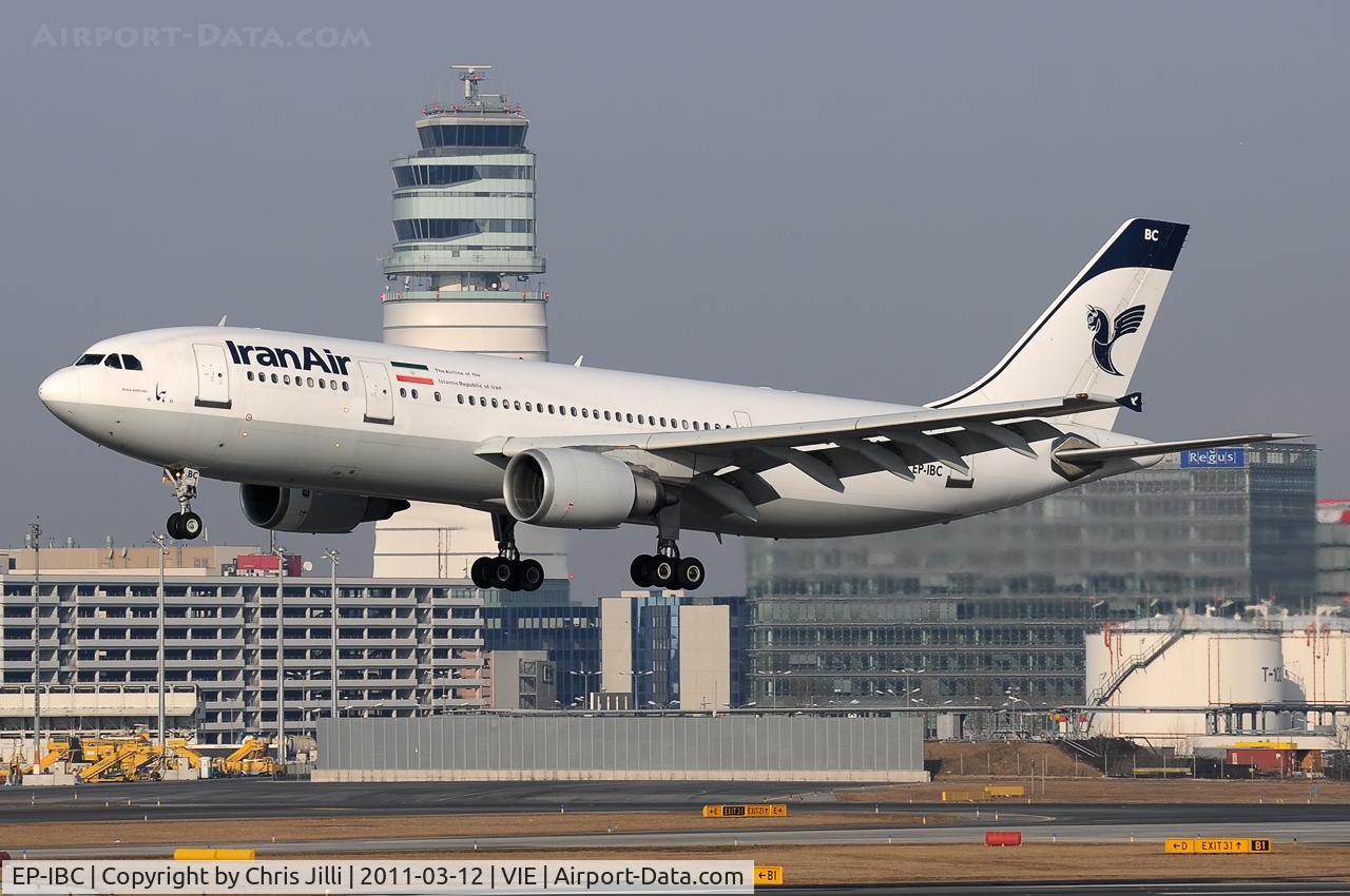 EP-IBC, 1992 Airbus A300B4-605R C/N 632, IranAir
