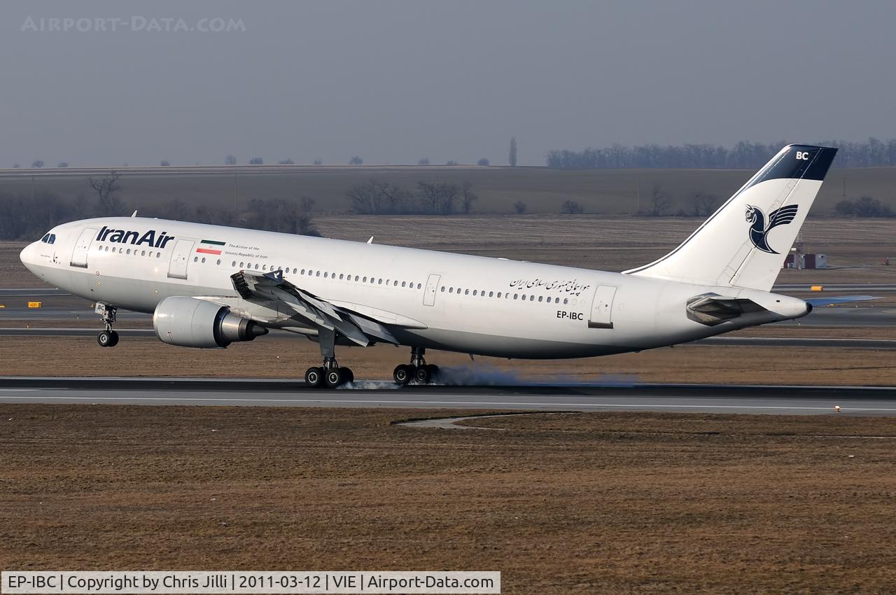 EP-IBC, 1992 Airbus A300B4-605R C/N 632, IranAir
