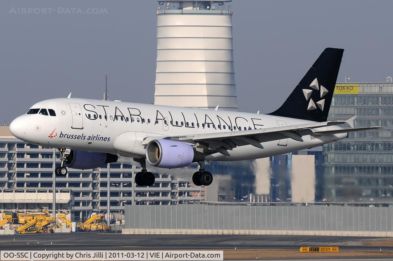 OO-SSC, 1999 Airbus A319-112 C/N 1086, Brussels Airlines