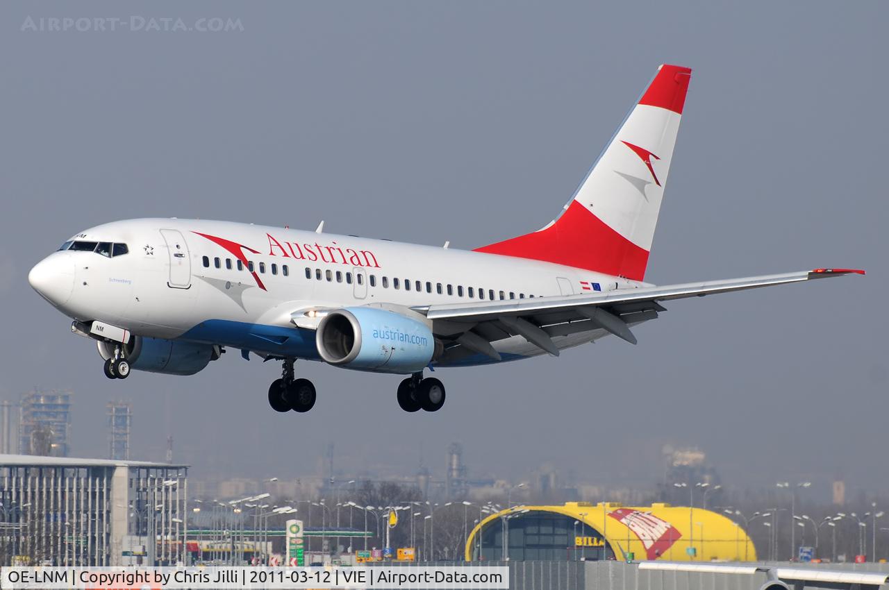OE-LNM, 2000 Boeing 737-6Z9 C/N 30138, Austrian Airlines