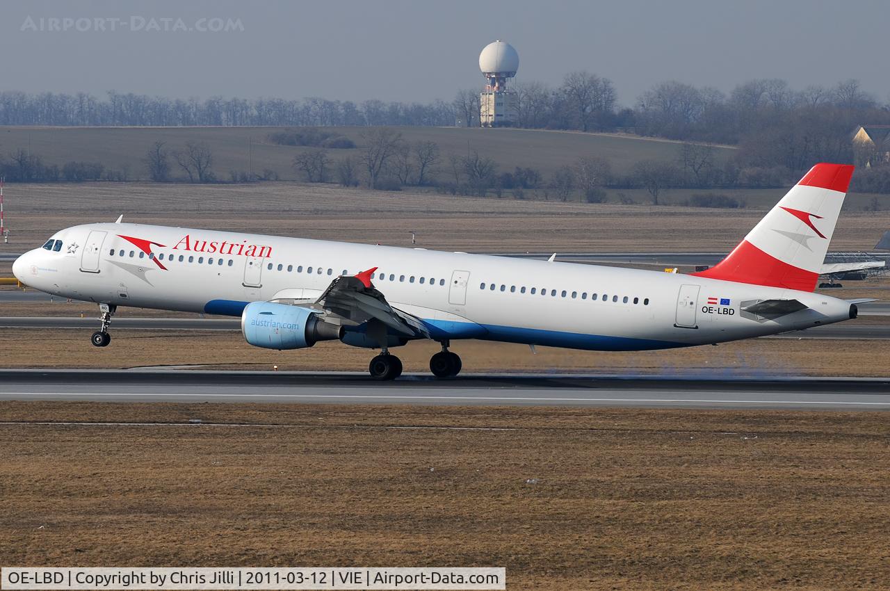 OE-LBD, 1998 Airbus A321-211 C/N 920, Austrian Airlines