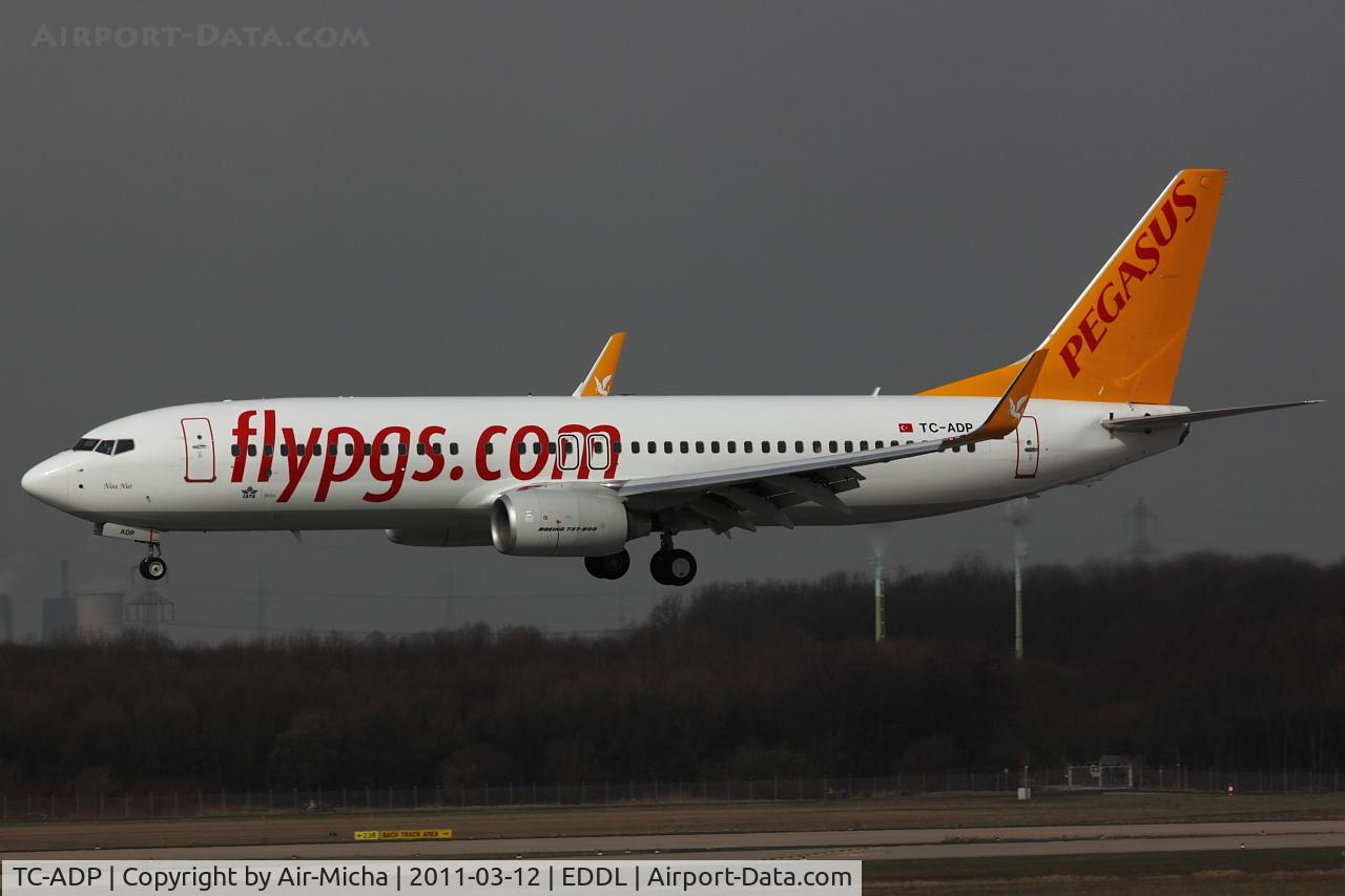 TC-ADP, 2011 Boeing 737-82R C/N 40720, Pegasus Airlines, Boeing 737-82R (WL), CN: 40720/3526, Name: Nisa Nur