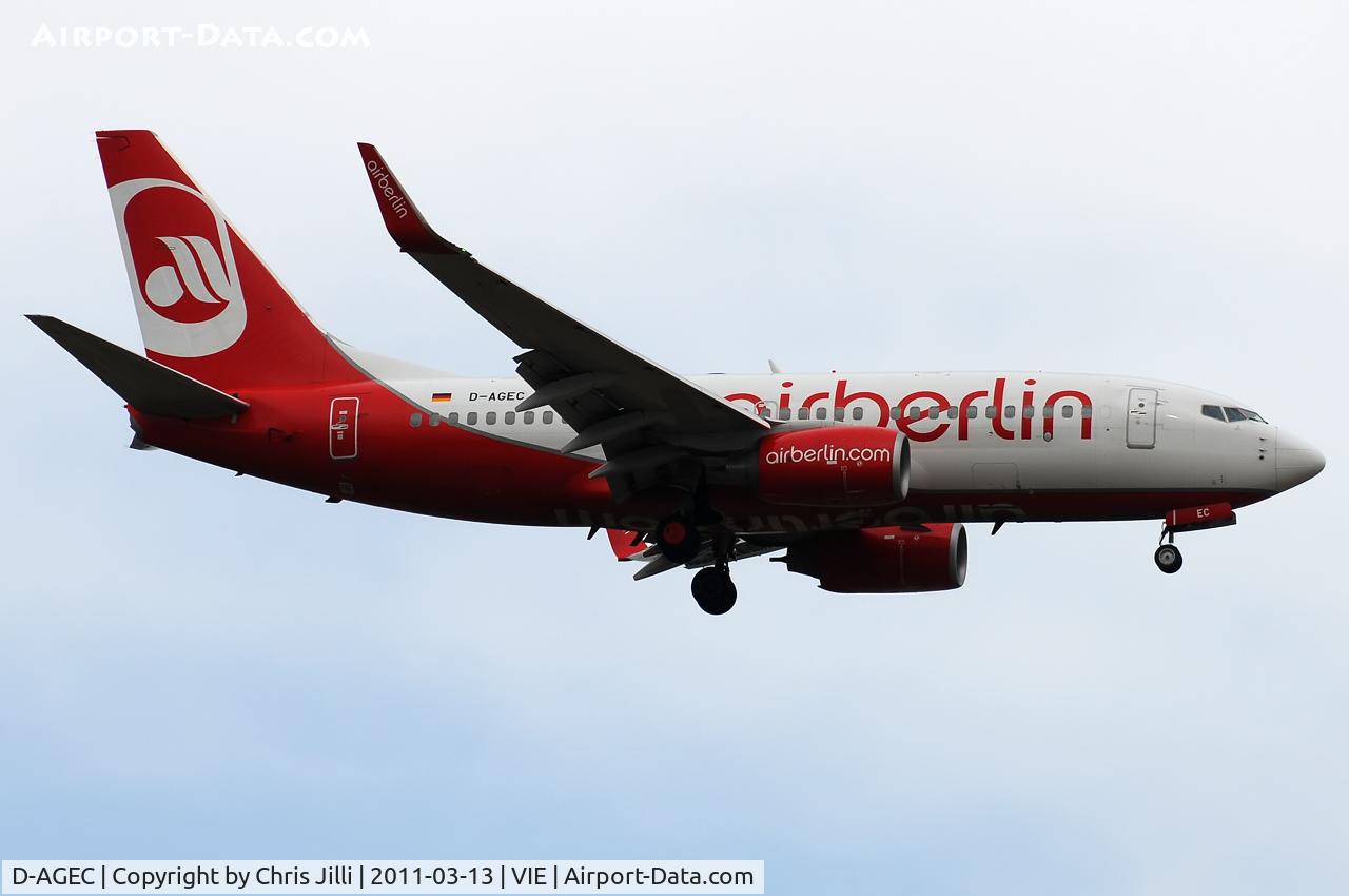 D-AGEC, 2009 Boeing 737-76J C/N 36118, Air Berlin