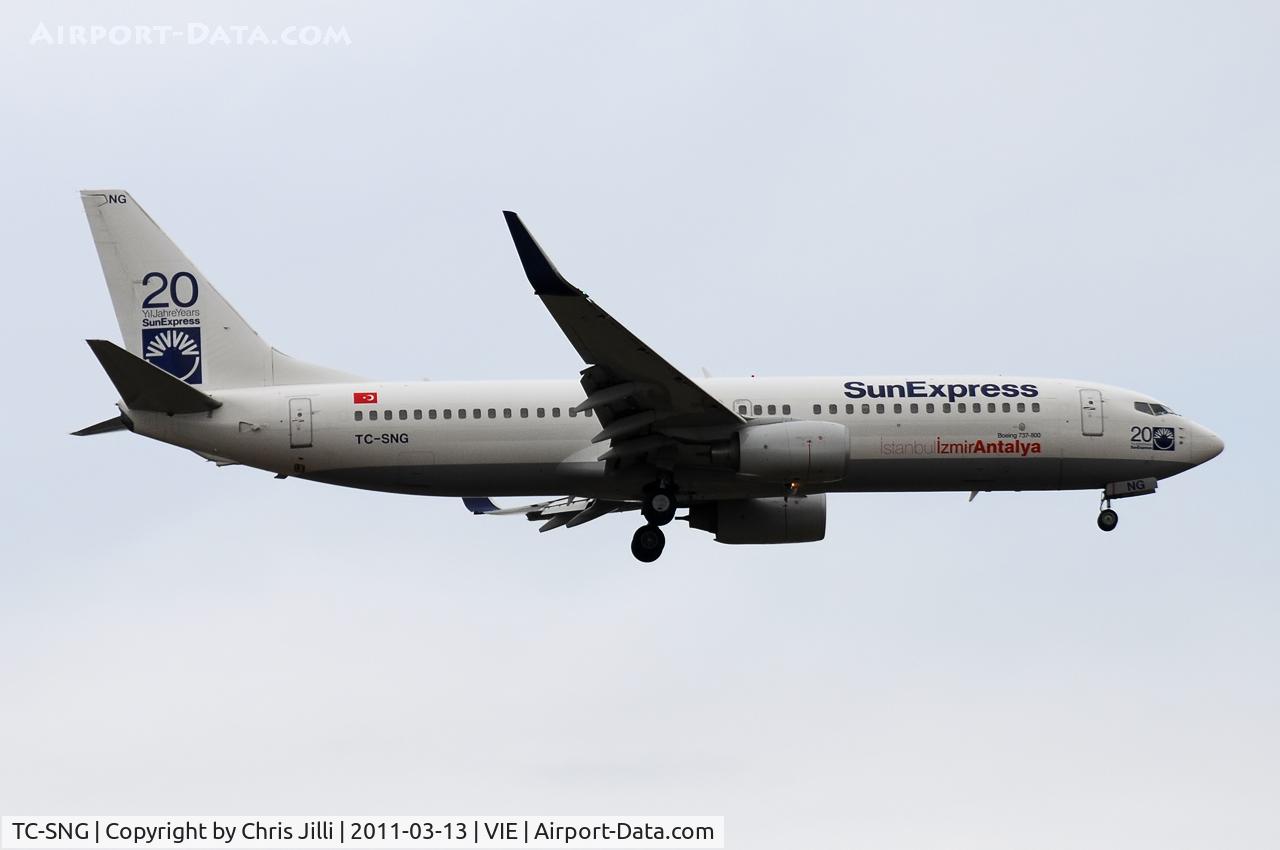 TC-SNG, 2008 Boeing 737-8HC C/N 36530, SunExpress