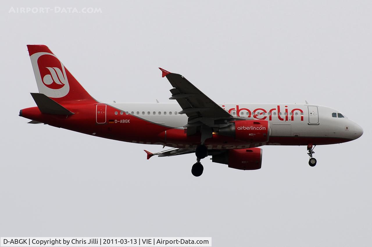 D-ABGK, 2008 Airbus A319-112 C/N 3447, Air Berlin