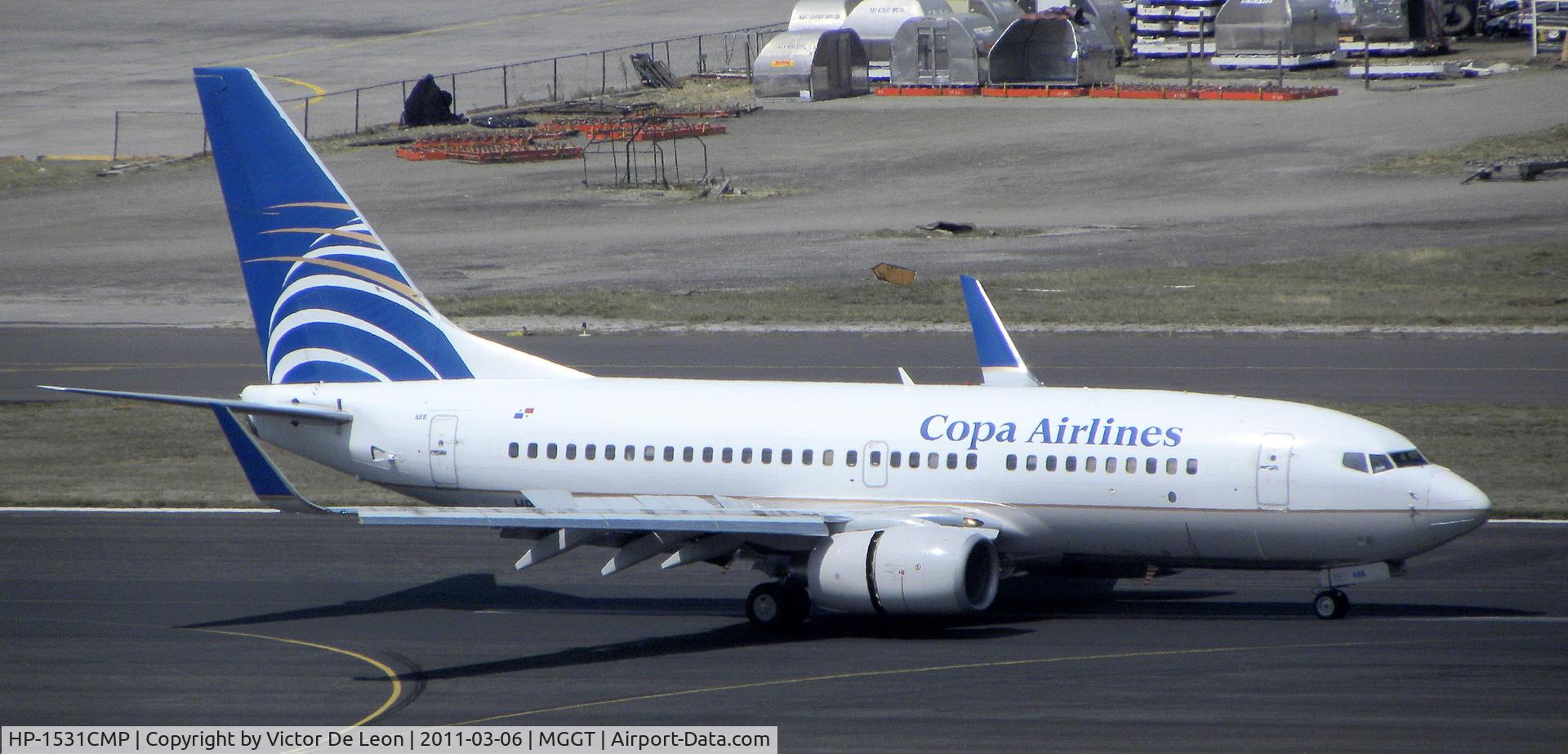 HP-1531CMP, 2006 Boeing 737-7V3 C/N 34536, Landing at La Aurora int. airport