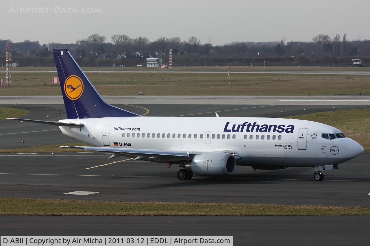 D-ABII, 1991 Boeing 737-530 C/N 24822, Lufthansa, Name: Lörrach