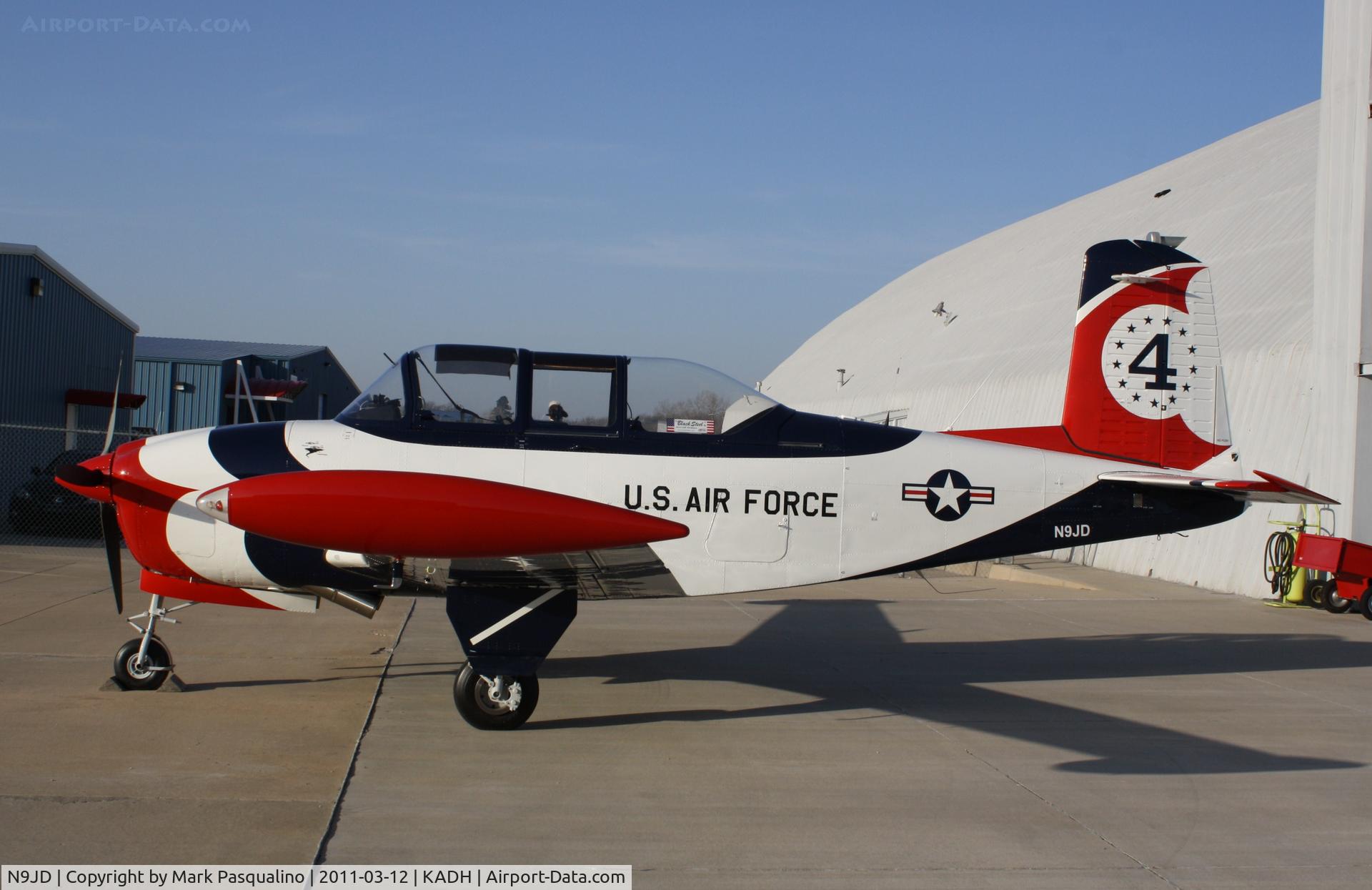 N9JD, 1955 Beech A45 C/N G-134, Beech T-34A