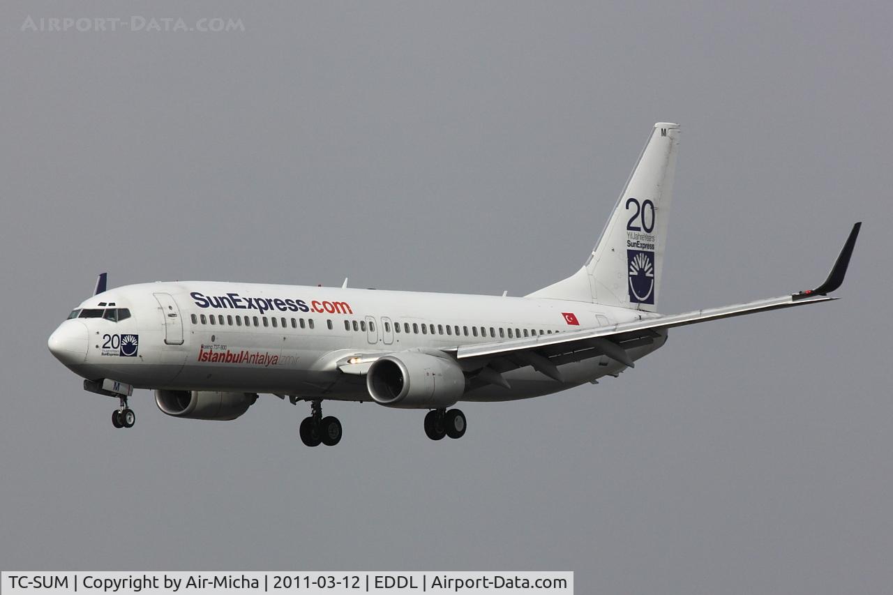TC-SUM, 1999 Boeing 737-85F C/N 28826, SunExpress