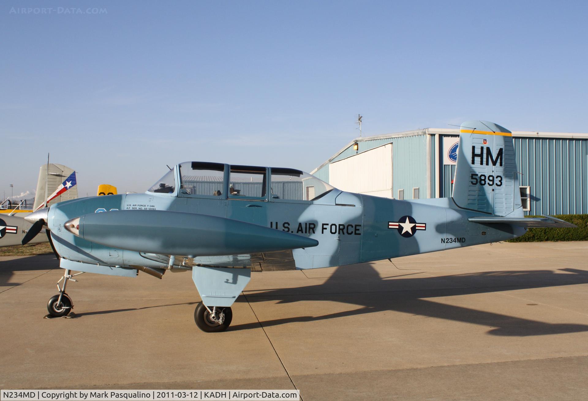 N234MD, 1958 Beech (Fuji) T-34A (B45) Mentor C/N FM-93, Beech T-34