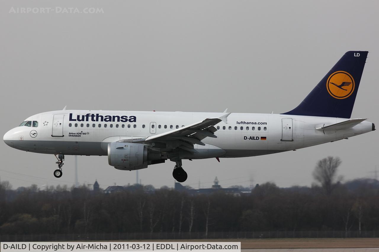 D-AILD, 1996 Airbus A319-114 C/N 623, Lufthansa, Name: Dinkelsbühl
