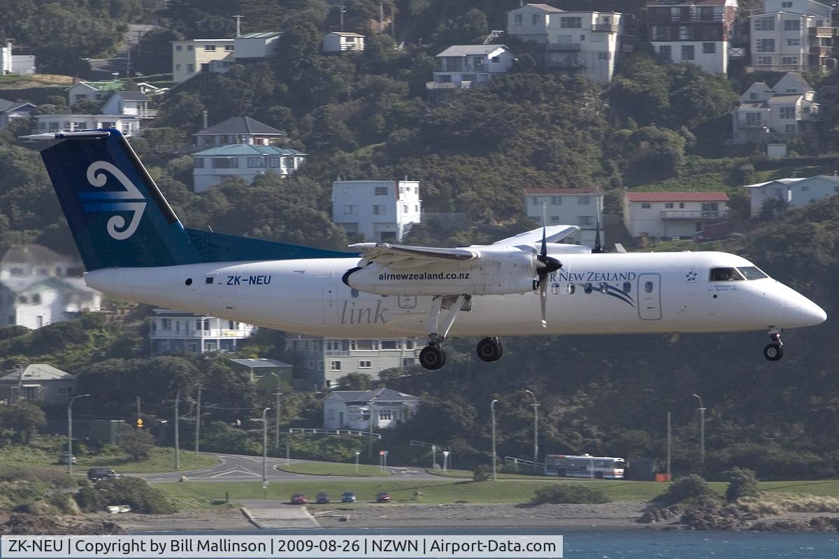 ZK-NEU, 2007 De Havilland Canada DHC-8-311 Dash 8 C/N 647, into 34