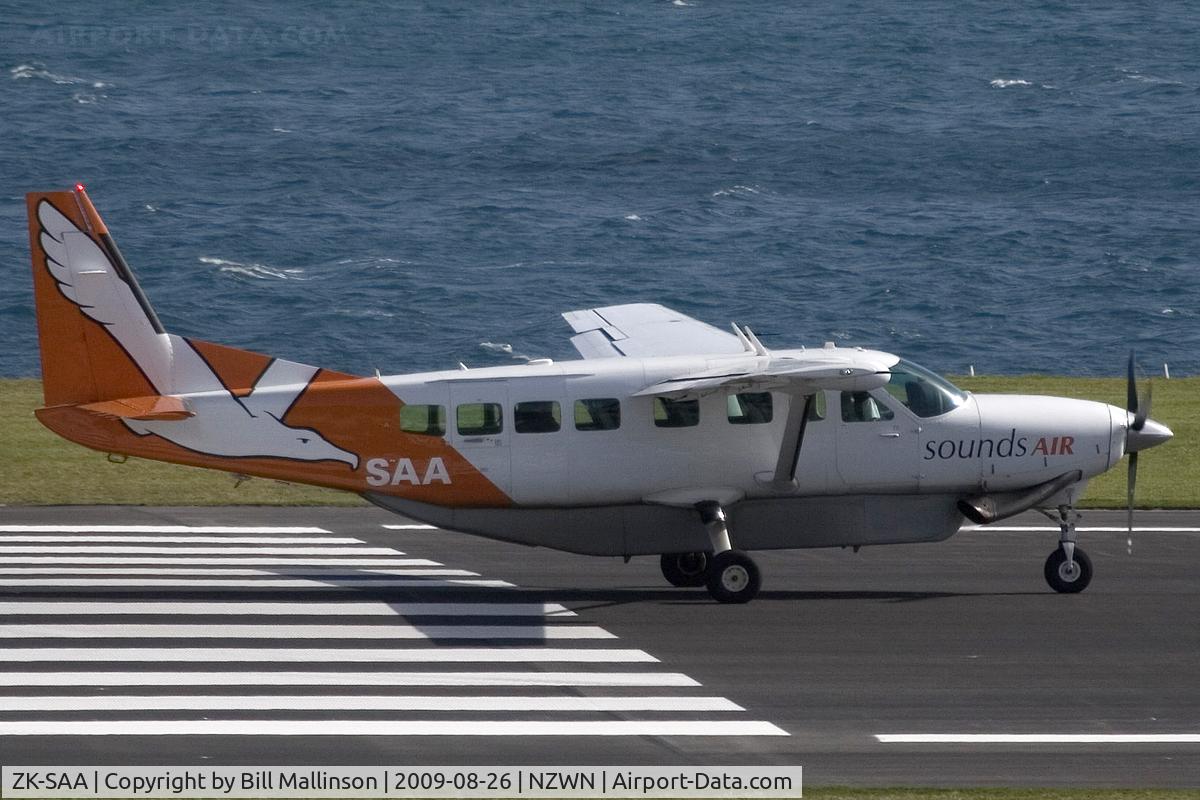 ZK-SAA, Cessna 208B Grand Caravan C/N 208B0862, from Picton