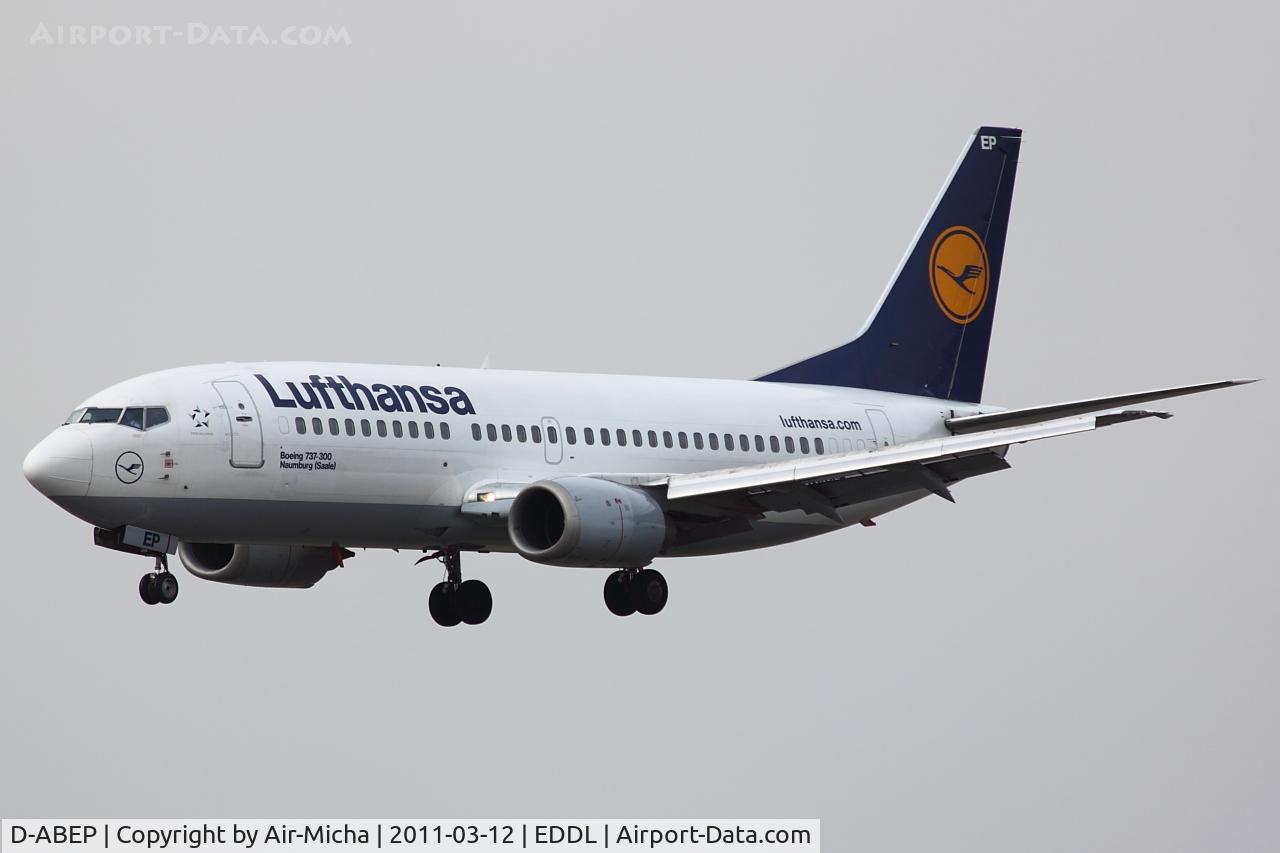 D-ABEP, 1992 Boeing 737-330 C/N 26430, Lufthansa, Name: Naumburg (Saale)