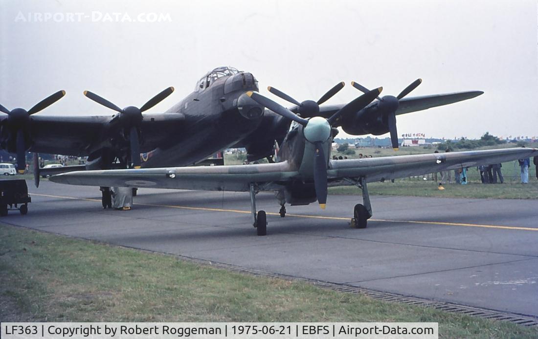 LF363, 1944 Hawker Hurricane IIC C/N 41H/469290, LF363 Hurricane  Lancaster PA474 both BBMF.