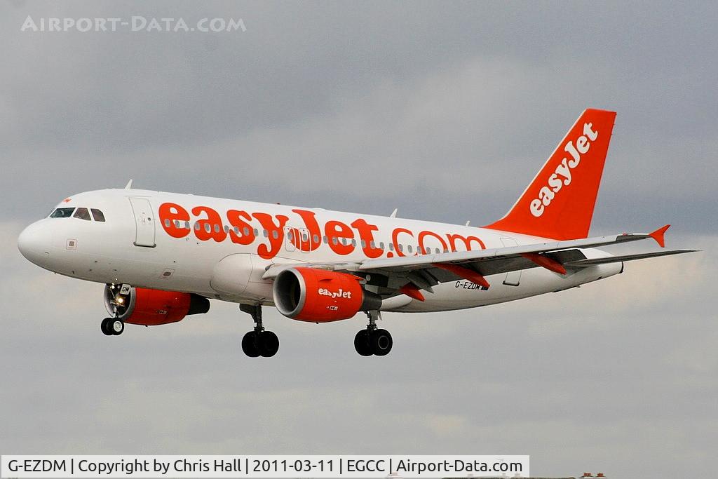 G-EZDM, 2008 Airbus A319-111 C/N 3571, easyJet