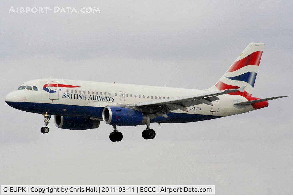 G-EUPK, 2000 Airbus A319-131 C/N 1236, British Airways