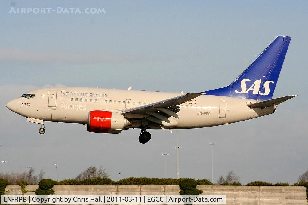 LN-RPB, 1998 Boeing 737-683 C/N 28294, Scandinavian Airlines