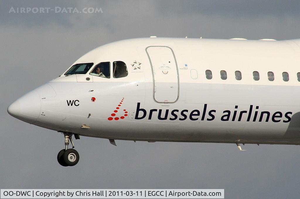 OO-DWC, 1998 British Aerospace Avro 146-RJ100 C/N E3322, Brussels Airlines