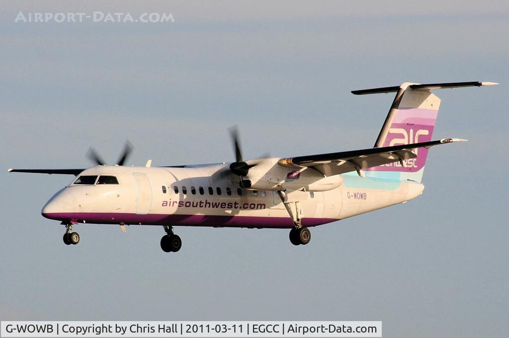 G-WOWB, 1992 De Havilland Canada DHC-8-311 Dash 8 C/N 334, Air Southwest