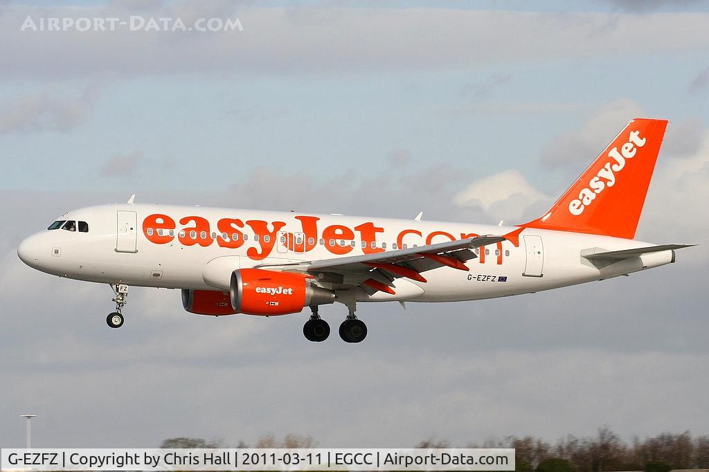 G-EZFZ, 2010 Airbus A319-111 C/N 4425, easyJet