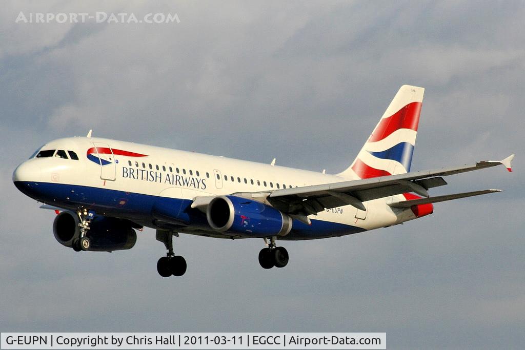 G-EUPN, 2000 Airbus A319-131 C/N 1261, British Airways