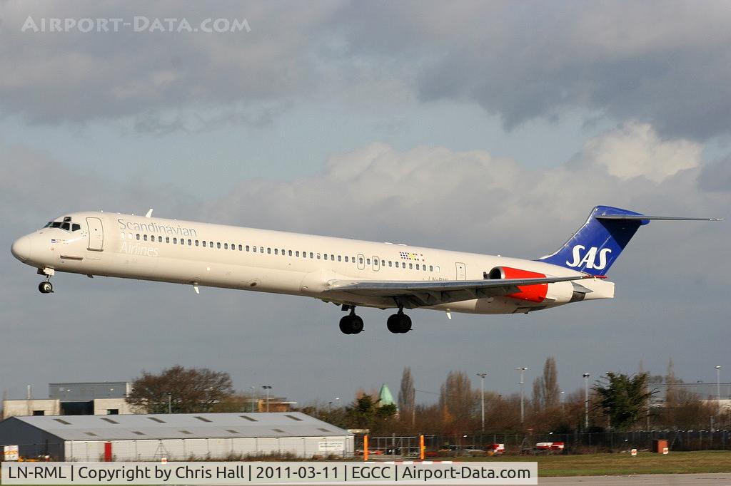 LN-RML, 1991 McDonnell Douglas MD-82 (DC-9-82) C/N 53002, Scandinavian Airlines