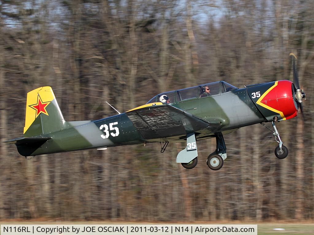 N116RL, 1980 Nanchang CJ-6A C/N 3051222, Leaving N14